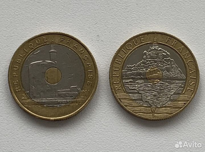 20 франков 1992-93г.Франция.Средиземноморские игры