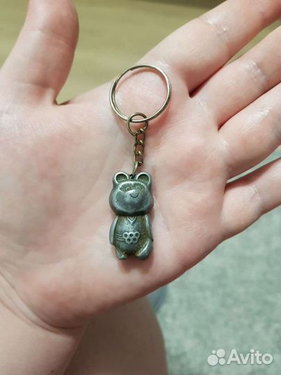 Брелок Олимпийский мишка 1980 года