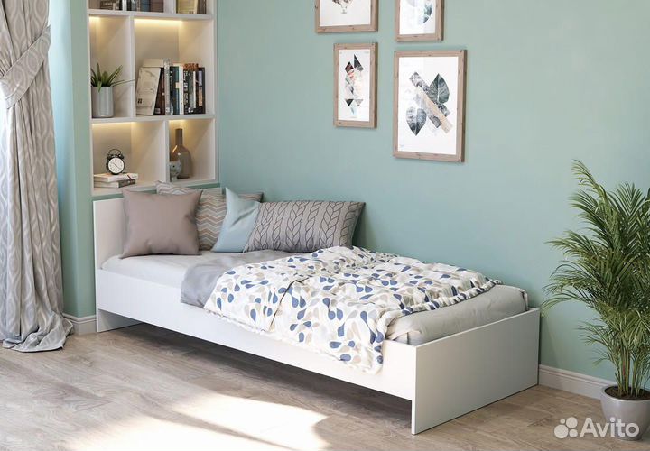 Кровать односпальная Лайт с матрасом