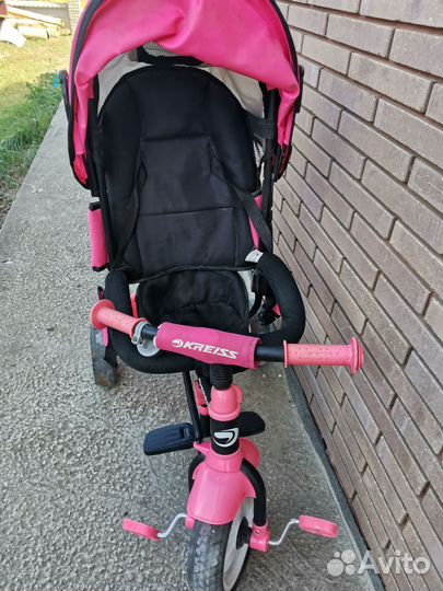 Велосипед коляска с ручкой