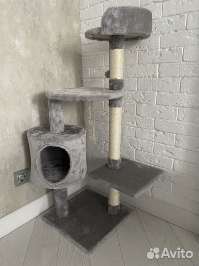 Домик для кошки с когтеточкой