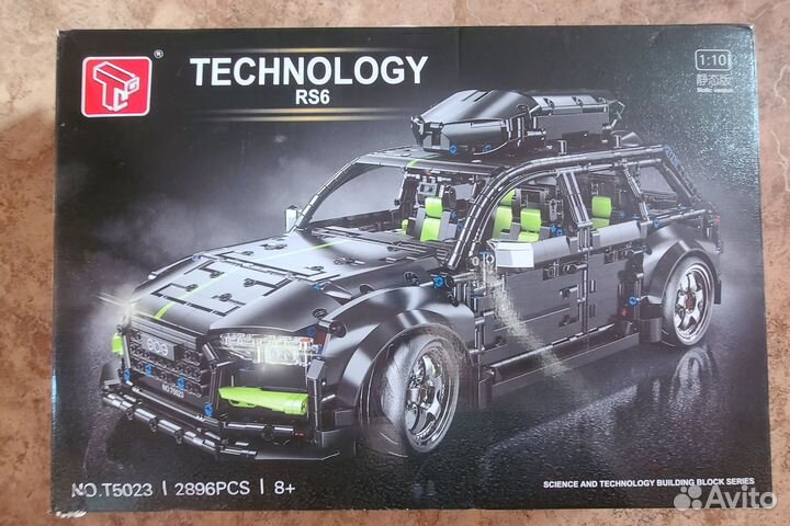 Конструктор аналог lego technic audi rs6