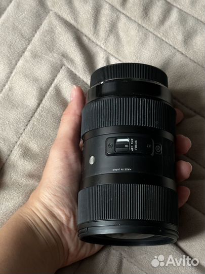 Объектив Sigma AF 18-35mm f/1.8 DC HSM Art Canon E