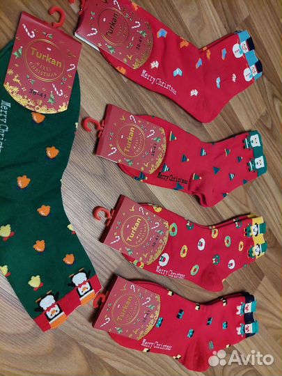 Носки женские новогодние