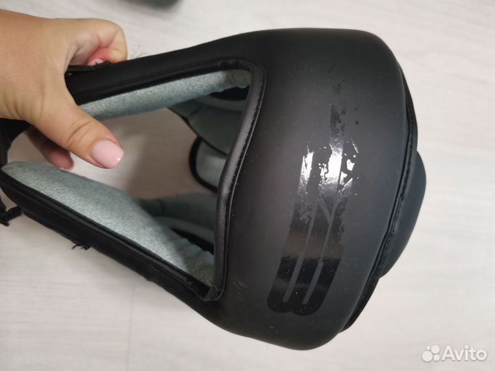 Детские боксерские перчатки шлем