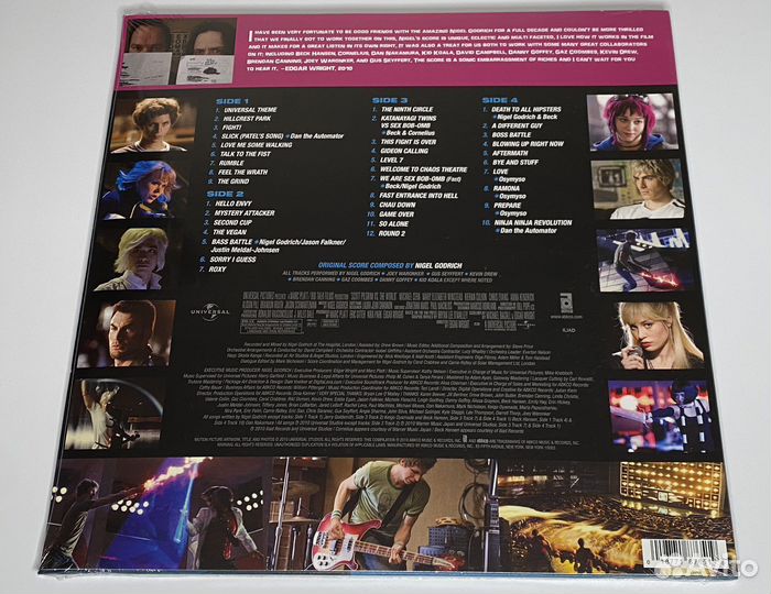 Scott Pilgrim vs. The World Score 2xLP Blue