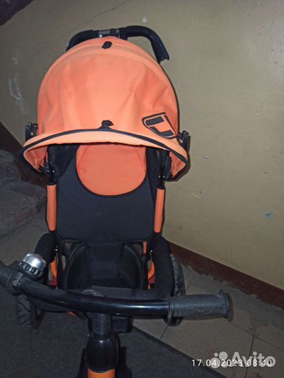 Детский велосипед с ручкой бу