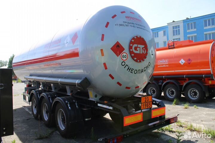 Полуприцеп газовоз GT7 ППЦТ-44, 2023