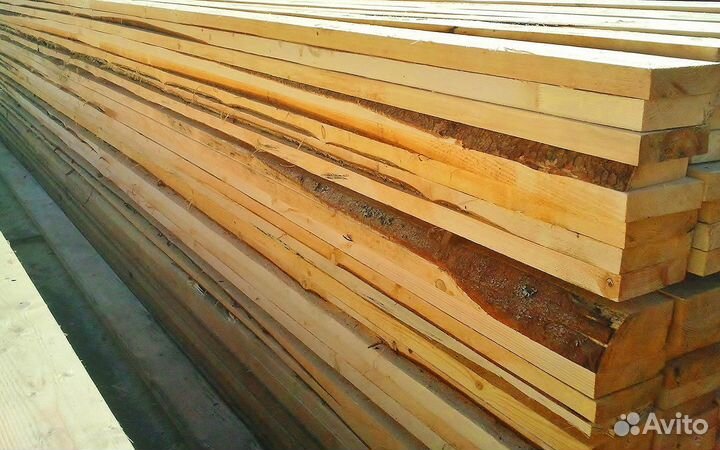Доска из сосны без сучков 50х100х6000мм