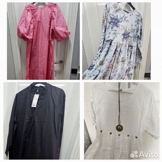 Платье летнее женское 52 54 рр. Лён, хлопок