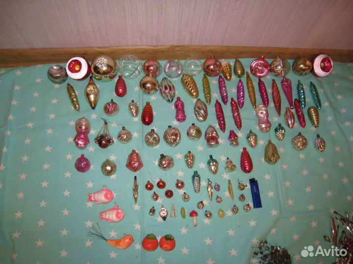 Старые елочные игрушки СССР