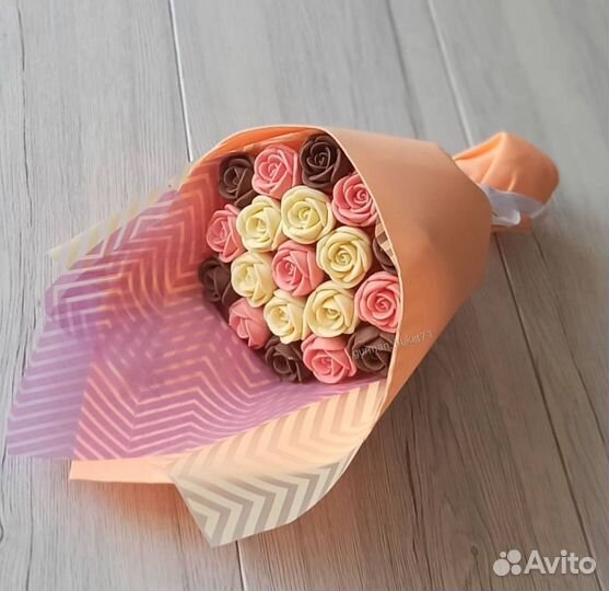 Букеты из шоколадных цветов. Вкусные букеты Тула