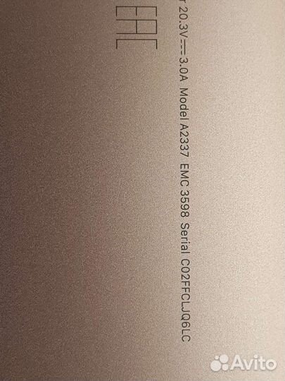 Apple MacBook air 13 2020 m1