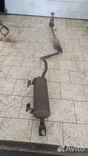 Глушитель выхлопная renault fluence