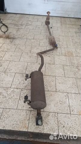 Глушитель выхлопная renault fluence