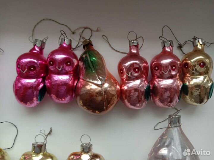 Елочные игрушки СССР одним лотом