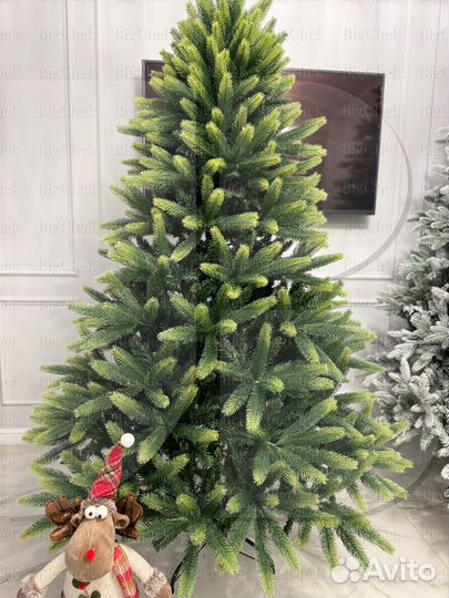 Елка новогодняя литая новая 180см
