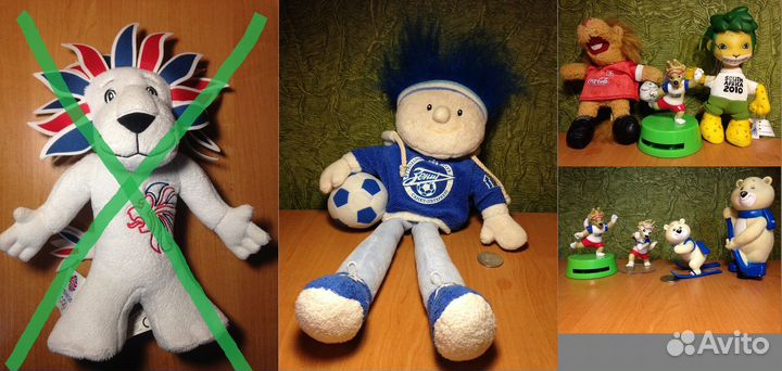 Зенит номер 12, талисманы по футболу, олимпиада