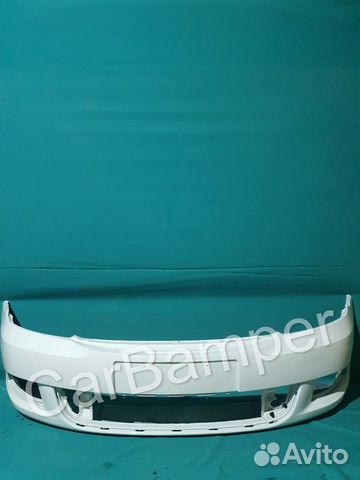 Передний бампер Шкода Октавия А5 цвет белый