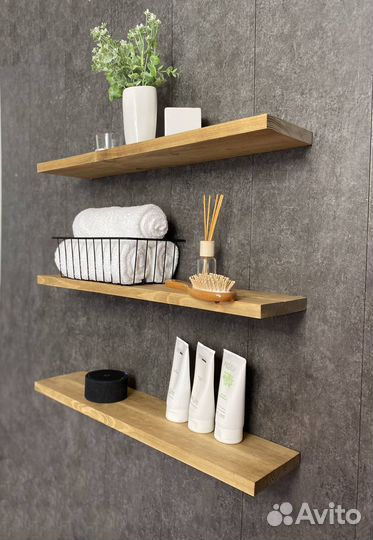 Полки и Стеллажи из дерева на заказ