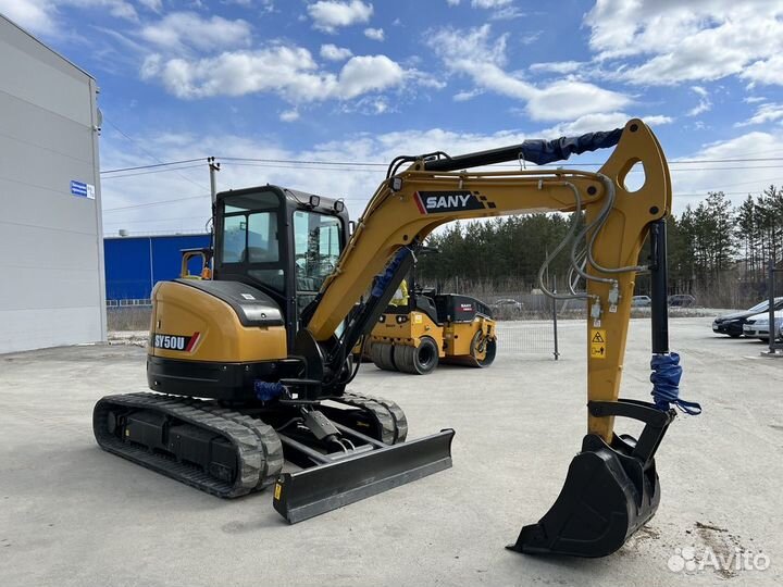 Мини-экскаватор Sany SY50U, 2023