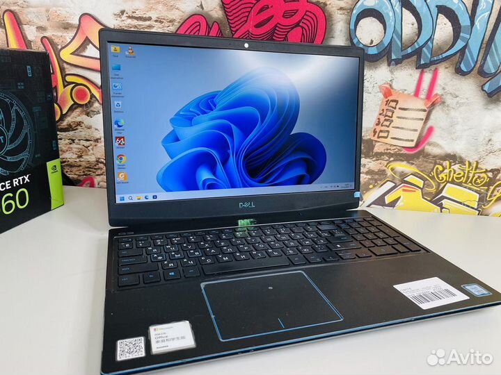 Игровой ноутбук Dell i5/8/SSD512/GTX 1650