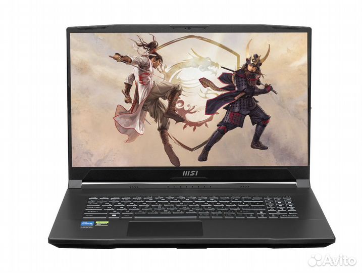 Ноутбук MSI GF76 Katana 11UEK-604XRU черный 17.3