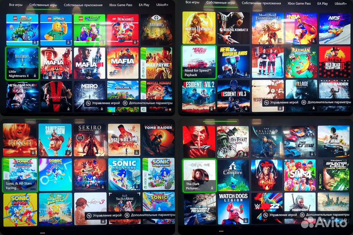 Xbox S - 6 в 1 + 1636 Игр