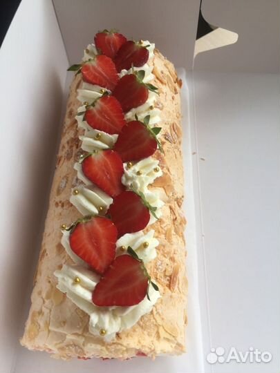 Меренговый рулет
