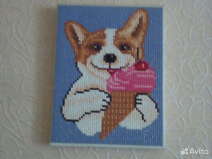 Готовая картина алмазная мозаика