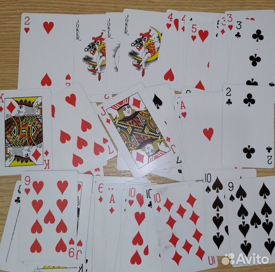 Карты игральные пластик 2 колоды по 55 листов