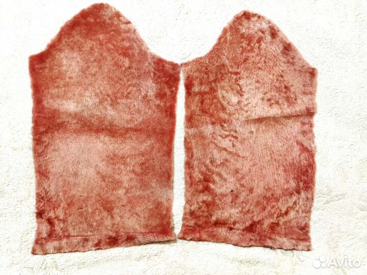 Мех натуральный овчина куски шкура для рукоделия