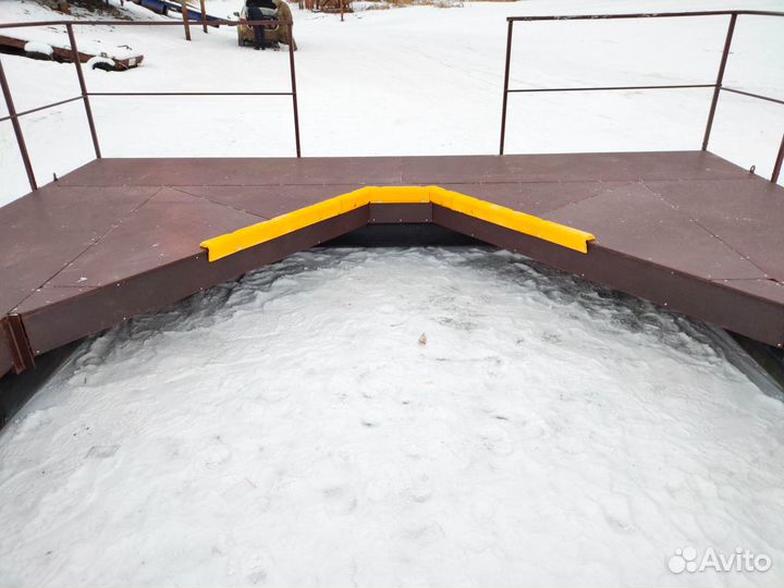 Понтон-паук для катера, сборный причал (смр)