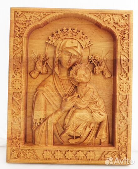 Икона резная 
