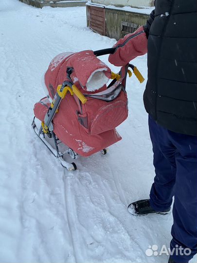 Санки коляска ника 7