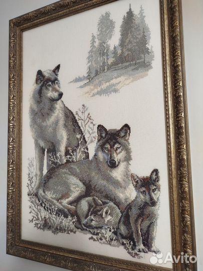 Картина вышитая крестом