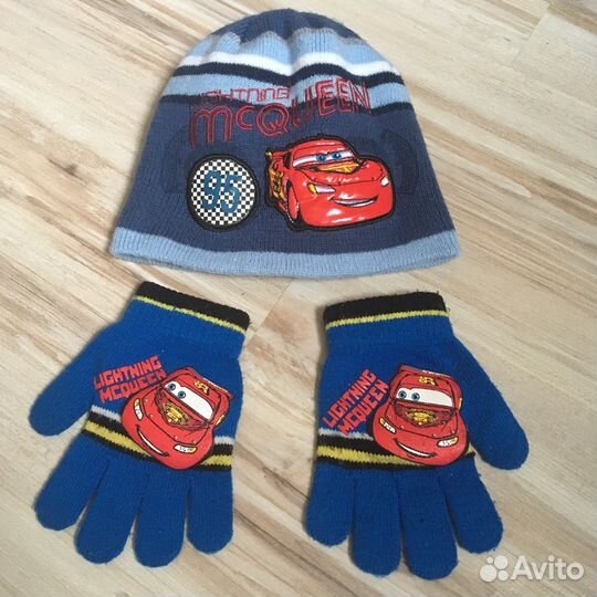 Шапка+перчатки Disney