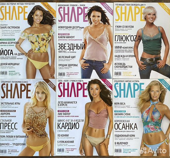 Журналы Shape 2004-2010 гг, Худеем правильно