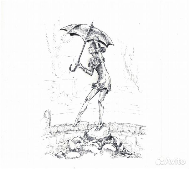 Рисунки на заказ в графике