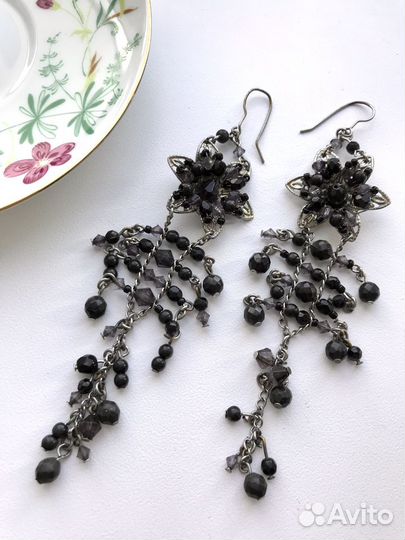 Серьги Арабские Цветы