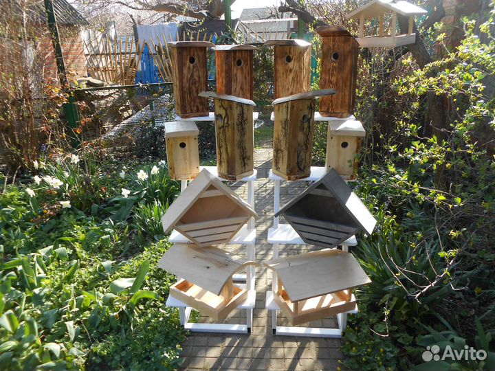 Скворечник (синичник), кормушки для птичек