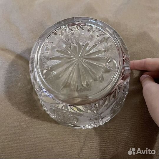 Хрустальная конфетница СССР