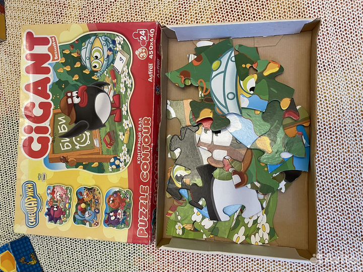 Пакет детских настольных развивающих игр