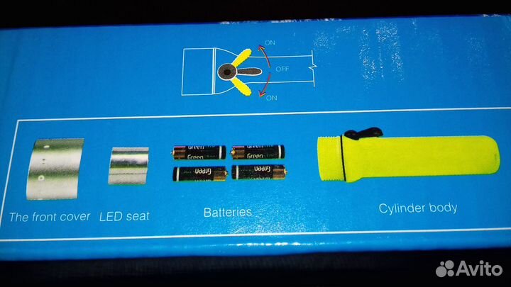 Фонарь для подводной охоты / подводный фонарь