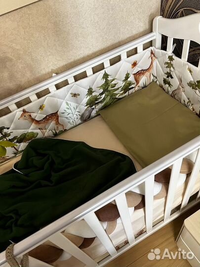 Бортики в детскую кроватку и коса