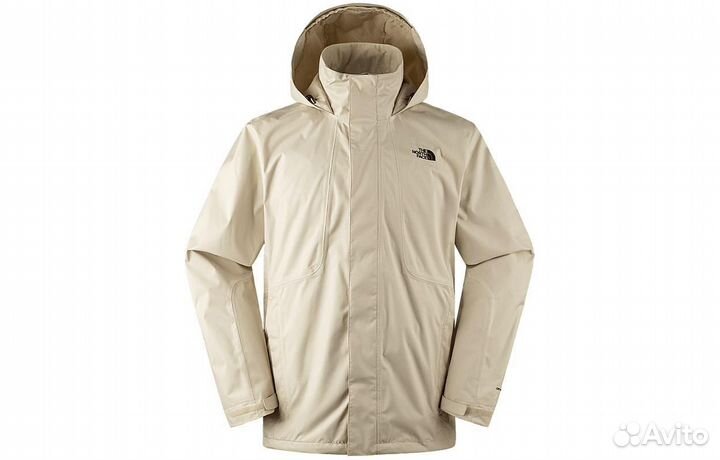 THE north face City Outdoor Collection Windbreaker Jackets Men Khaki (S)(26)