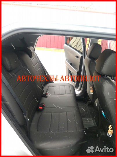 Чехлы Автопилот Hyundai Creta 2 из экокожи чёрные