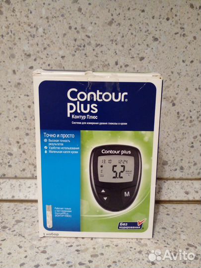 Глюкометр Contour plus, бу