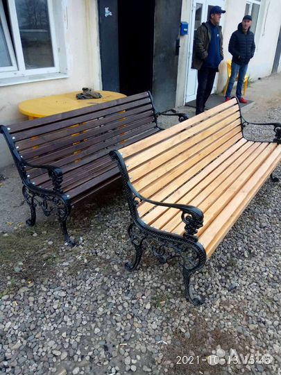Скамейка на дачу чугун