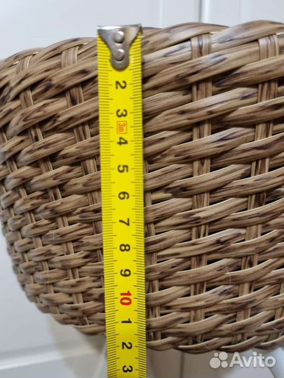 Кашпо из искусственного ротанга 15 литров